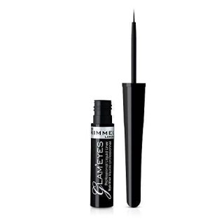 Rimmel Glam'eyes Professional eyeliner w płynie 001 Glamour Black 3.5ml