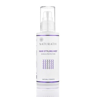 Naturativ Hair Styling Mist Shine & Protection mgiełka do układania włosów 125ml