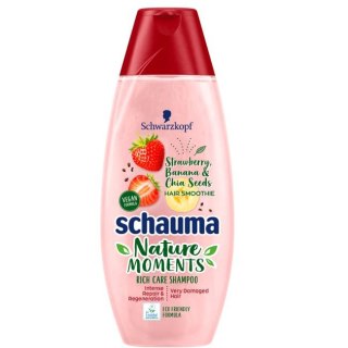 Schauma Nature Moments Hair Smoothie Shampoo intensywnie regenerujący szampon do włosów zniszczonych 400ml