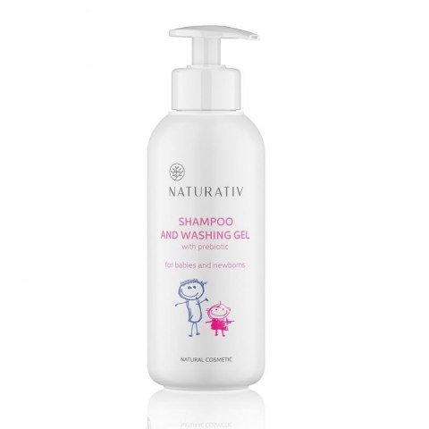 Naturativ Shampoo and Washing Gel For Babies and Newborns szampon i płyn do kąpieli dla dzieci i niemowląt 250ml