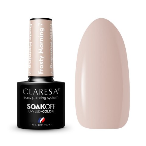 Soak Off UV/LED Frosty Morning lakier hybrydowy 7 5g Claresa Soak Off UV/LED Frosty Morning lakier hybrydowy 7 5g Claresa