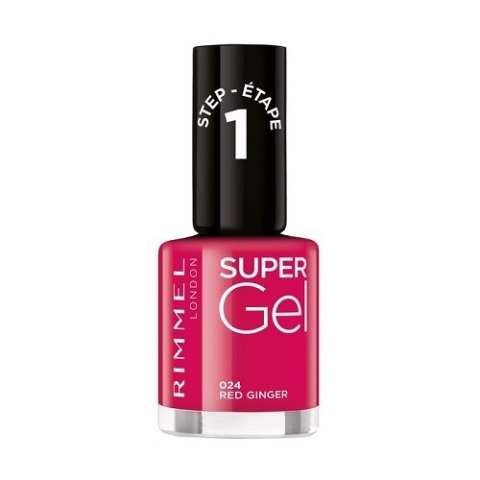 Rimmel Super Gel żelowy lakier do paznokci 024 Red Ginger 12ml