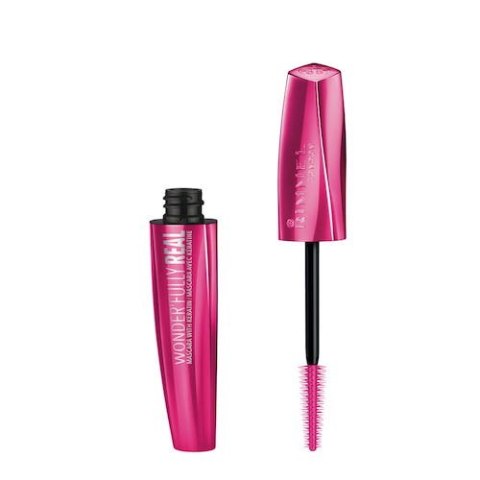 Rimmel Wonder'Fully Real Mascara tusz do rzęs wydłużający i dodający objętości 001 Black 11ml Rimmel Wonder'Fully Real Mascara tusz do rzęs wydłużający i dodający objętości 001 Black 11ml