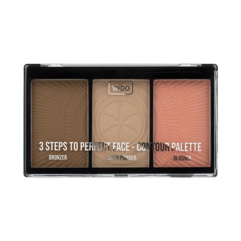 Wibo 3 Steps To Perfect Face Contouring Palette paleta do konturowania twarzy 10g Wibo 3 Steps To Perfect Face Contouring Palette paleta do konturowania twarzy 10g