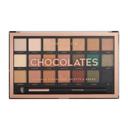 Chocolates Eyeshadow Palette paleta 21 cieni do powiek z pędzelkiem Profusion