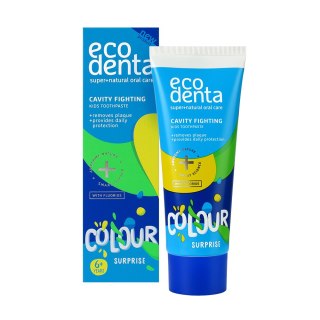 Ecodenta Colour Surprise Cavity Fighting Kids Toothpaste 6+ pasta do zębów dla dzieci przeciw próchnicy 75ml