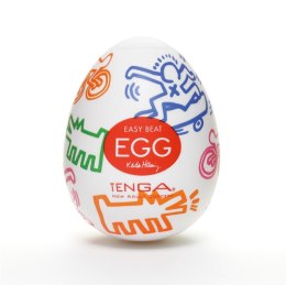 Easy Beat Egg Keith Haring Street jednorazowy masturbator w kształcie jajka TENGA