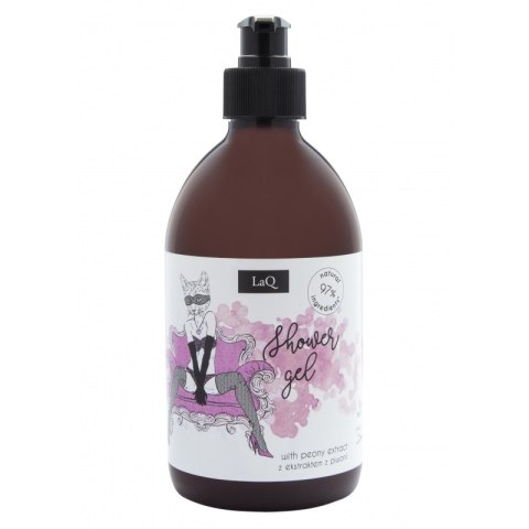 Naturalny żel pod prysznic z ekstraktem z piwonii 500ml LaQ Naturalny żel pod prysznic z ekstraktem z piwonii 500ml LaQ