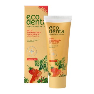 Ecodenta Wild Strawberry Flavoured Kids Toothpaste pasta do zębów dla dzieci z kalidentem o smaku dzikiej truskawki 75ml