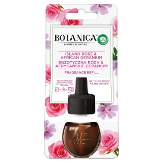 Air Wick Botanica wkład do elektrycznego odświeżacza Egzotyczna Róża & Afrykańskie Geranium 19ml