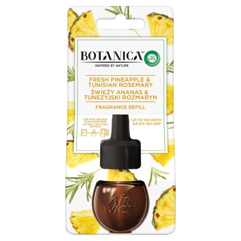 Air Wick Botanica wkład do elektrycznego odświeżacza Świeży Ananas & Tunezyjski Rozmaryn 19ml