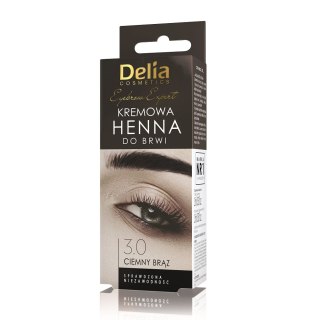 Delia Eyebrow Expert kremowa henna do brwi 3.0 Ciemny Brąz 15ml