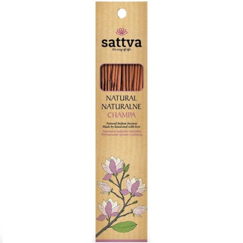 Sattva Natural Indian Incense naturalne indyjskie kadzidełko Champa 15szt Sattva Natural Indian Incense naturalne indyjskie kadzidełko Champa 15szt