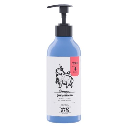 Yope Naturalny nawilżający żel pod prysznic Drzewo Gwajakowe Mirra i Tonka 400ml Yope Naturalny nawilżający żel pod prysznic Drzewo Gwajakowe Mirra i Tonka 400ml