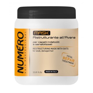 NUMERO Restructuring Mask With Oats restrukturyzująca maska z owsem 1000ml