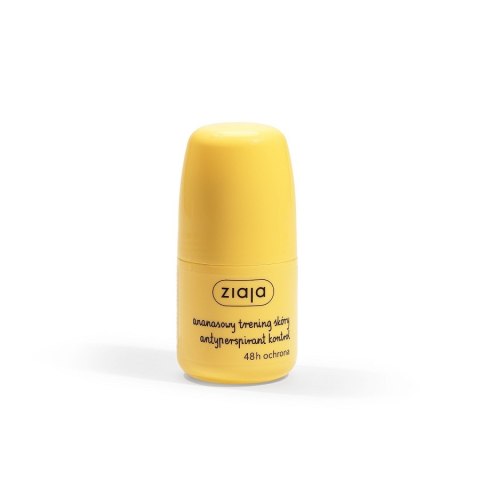 Ziaja Ananasowy Trening Skóry antyperspirant kontrol w kulce 60ml Ziaja Ananasowy Trening Skóry antyperspirant kontrol w kulce 60ml