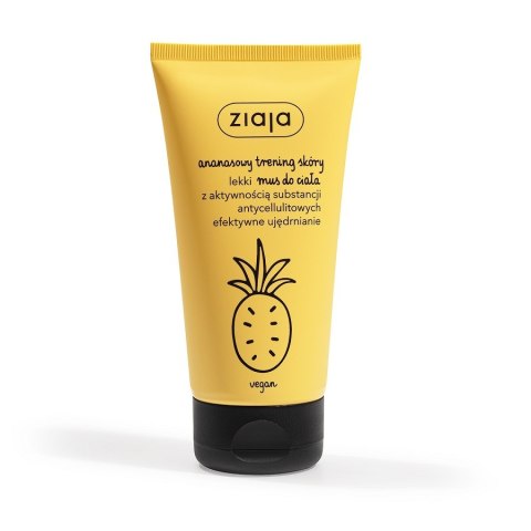 Ziaja Ananasowy Trening Skóry lekki mus do ciała 160ml Ziaja Ananasowy Trening Skóry lekki mus do ciała 160ml
