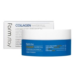 FarmStay Collagen Water Full Hydrogel Eye Patch kolagenowe hydrożelowe płatki pod oczy 60szt