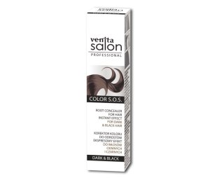 Venita Salon Professional Color S.O.S. korektor koloru do odrostów Dark & Black 75ml