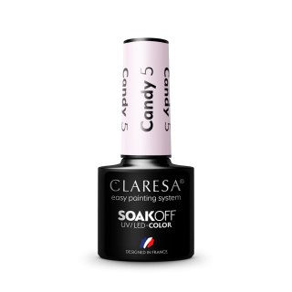 Claresa Soak Off UV/LED Candy lakier hybrydowy 5 5g