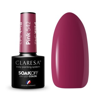 Claresa Soak Off UV/LED Pink lakier hybrydowy 542 5g