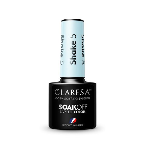 Claresa Soak Off UV/LED Shake lakier hybrydowy 5 5g Claresa Soak Off UV/LED Shake lakier hybrydowy 5 5g