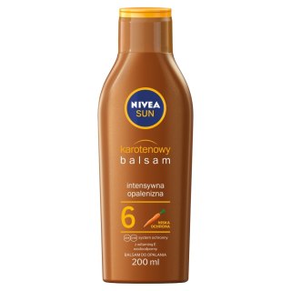 Nivea Intense Bronze karotenowy balsam do opalania SPF6 200ml