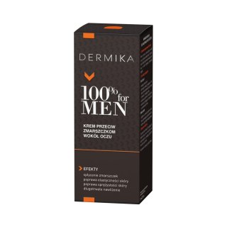 Dermika 100% for Men Eye Cream krem przeciw zmarszczkom wokół oczu 15ml