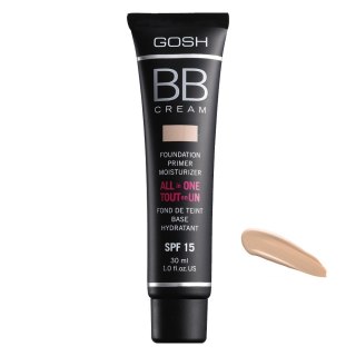 Gosh BB Cream All In One wielofunkcyjny krem BB baza/krem/podkład/ SPF15 02 Beige 30ml