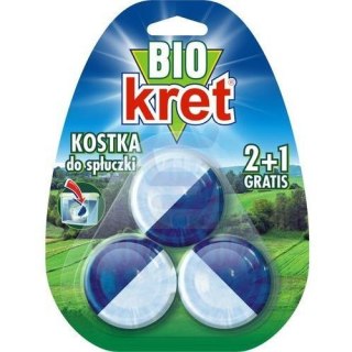 Bio kostka do spłuczki z aktywatorem enzymatycznym 3 x 50g Kret