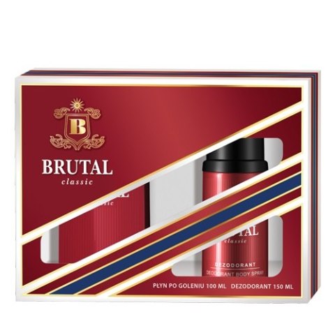 La Rive Brutal Classic zestaw płyn po goleniu 100ml + dezodorant spray 150ml La Rive Brutal Classic zestaw płyn po goleniu 100ml + dezodorant spray 150ml