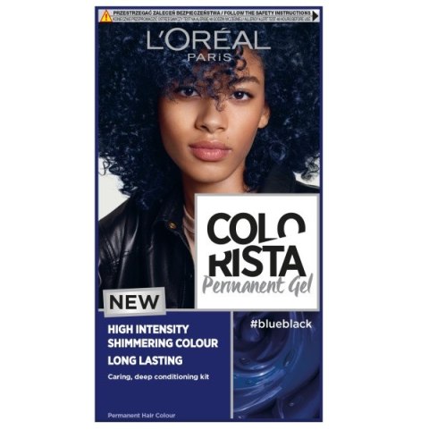 L'Oreal Paris Colorista Permanent Gel trwała farba do włosów #blueblack L'Oreal Paris Colorista Permanent Gel trwała farba do włosów #blueblack