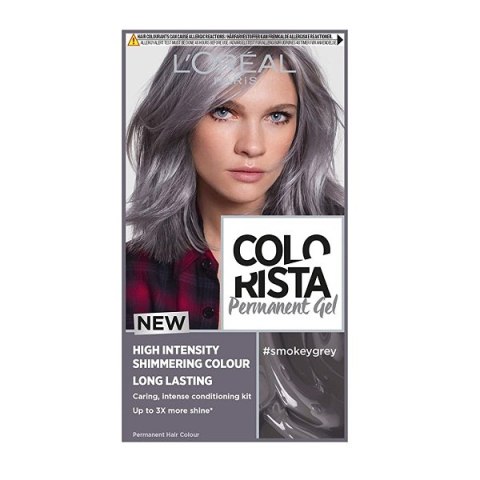 L'Oreal Paris Colorista Permanent Gel trwała farba do włosów #smokeygrey L'Oreal Paris Colorista Permanent Gel trwała farba do włosów #smokeygrey
