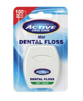 Active Oral Care Dental Floss nić dentystyczna woskowana Mint 100 metrów