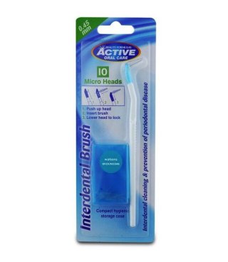 Active Oral Care Interdental Brush szczoteczka międzyzębowa + wymienne nasadki 0.45mm 10szt.