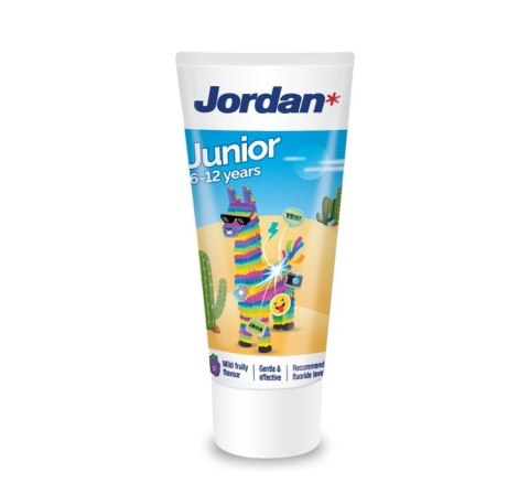 Jordan Junior pasta do zębów dla dzieci 6-12 lat 50ml Jordan Junior pasta do zębów dla dzieci 6-12 lat 50ml