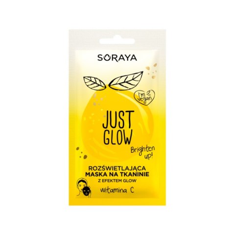 Soraya Just Glow rozświetlająca maska w płachcie 17g Soraya Just Glow rozświetlająca maska w płachcie 17g