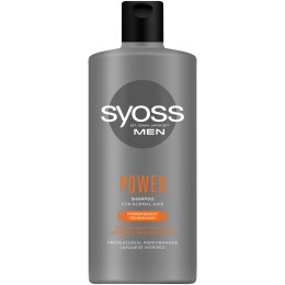 Syoss Men Power Shampoo szampon do włosów normalnych 440ml