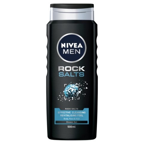 Nivea Men Rock Salts żel pod prysznic do twarzy ciała i włosów 500ml Nivea Men Rock Salts żel pod prysznic do twarzy ciała i włosów 500ml