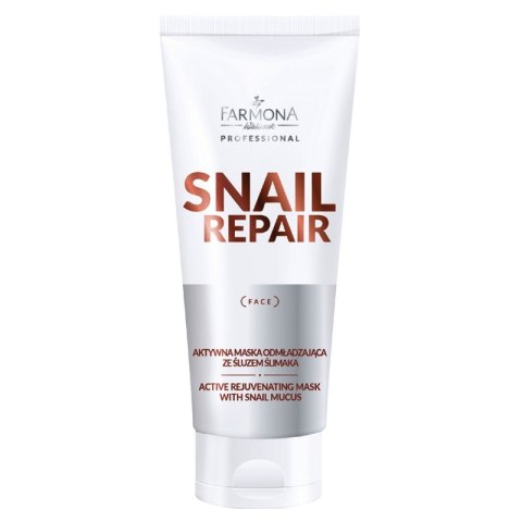 Farmona Professional Snail Repair aktywna maska odmładzająca ze śluzem ślimaka 200ml Farmona Professional Snail Repair aktywna maska odmładzająca ze śluzem ślimaka 200ml