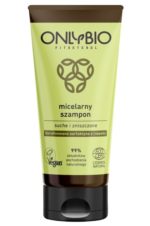 OnlyBio Fitosterol szampon micelarny do włosów suchych i zniszczonych 200ml OnlyBio Fitosterol szampon micelarny do włosów suchych i zniszczonych 200ml