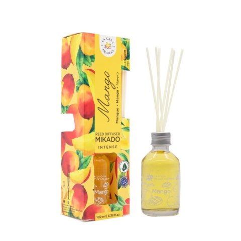 La Casa de los Aromas Mikado Intense patyczki zapachowe Mango 100ml La Casa de los Aromas Mikado Intense patyczki zapachowe Mango 100ml