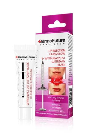 Dermofuture Lip Injection Glass Glow wypełniacz do ust lustrzany blask 12ml