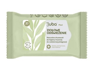 Luba Med Ziołowe Odświeżenie naturalne chusteczki do higieny intymnej 20szt.