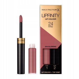 Max Factor Lipfinity Lip Colour dwufazowa pomadka w płynie o długotrwałym efekcie 16 Glowing