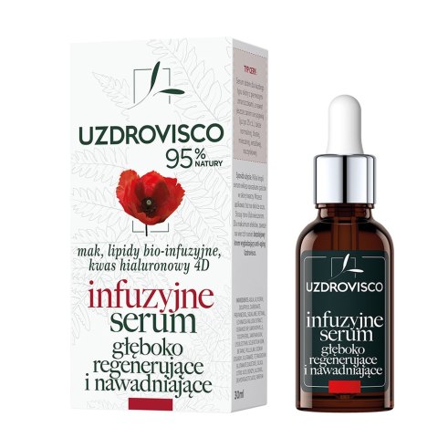 Mak infuzyjne serum głęboko regenerujące i nawadniające 30ml UZDROVISCO Mak infuzyjne serum głęboko regenerujące i nawadniające 30ml UZDROVISCO