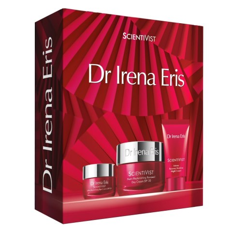 Dr Irena Eris Scientivist zestaw odżywczy krem regenerujący na dzień SPF20 50ml + odbudowujący krem odżywczy na noc 30ml + odżywczy krem pod o Dr Irena Eris Scientivist zestaw odżywczy krem regenerujący na dzień SPF20 50ml + odbudowujący krem odżywczy na noc 30ml + odżywczy krem pod o