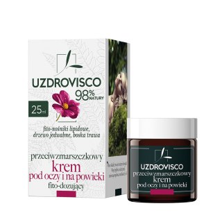 UZDROVISCO Przeciwzmarszczkowy krem pod oczy i na powieki fito-dozujący 25ml