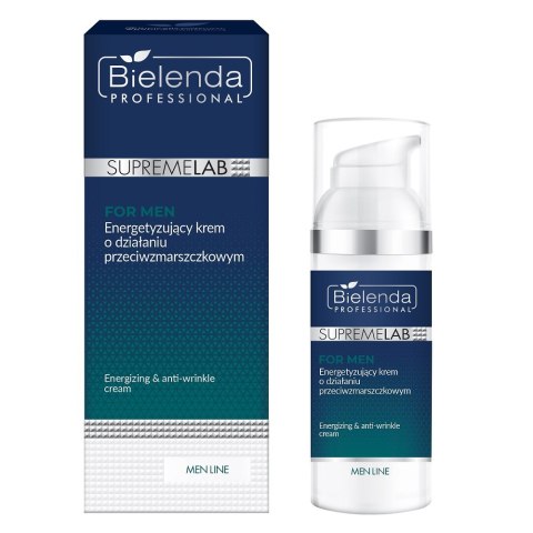 Bielenda Professional SupremeLab For Men energetyzujący krem o działaniu przeciwzmarszczkowym 50ml Bielenda Professional SupremeLab For Men energetyzujący krem o działaniu przeciwzmarszczkowym 50ml