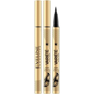 Eveline Cosmetics Variete Eyeliner wodoodporny eyeliner Ultra Black 2g